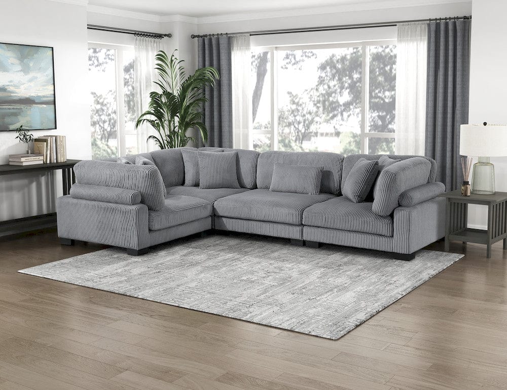 Homelegance  - Traverse 4-Piece Modular Sectional - 8555GYx3CRAC  view 5