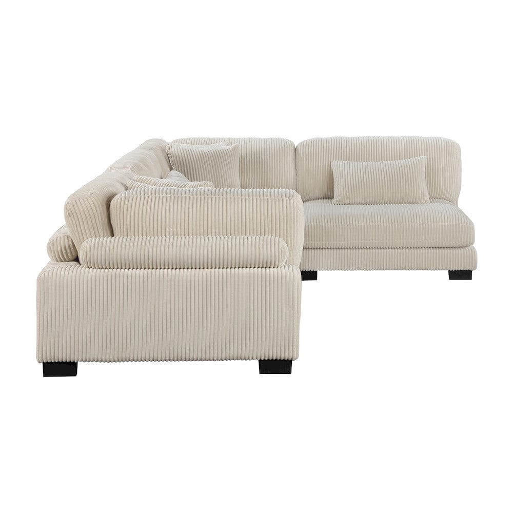 Homelegance  - Traverse 4-Piece Modular Sectional in Beige - 8555BEx4SC  view 2
