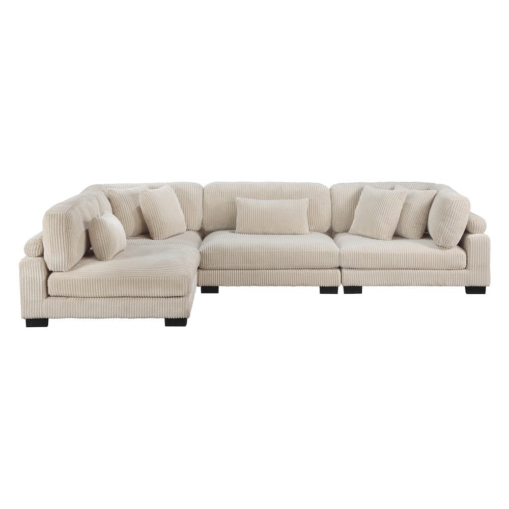 Homelegance  - Traverse 4-Piece Modular Sectional in Beige - 8555BEx4SC  view 3