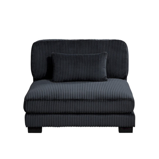 Homelegance  - Traverse 4-Piece Modular Sectional in Black - 8555BKx4SC  view 2
