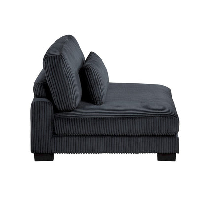 Homelegance  - Traverse 4-Piece Modular Sectional in Black - 8555BKx4SC  view 4