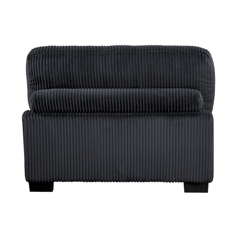 Homelegance  - Traverse 4-Piece Modular Sectional in Black - 8555BKx4SC  view 6