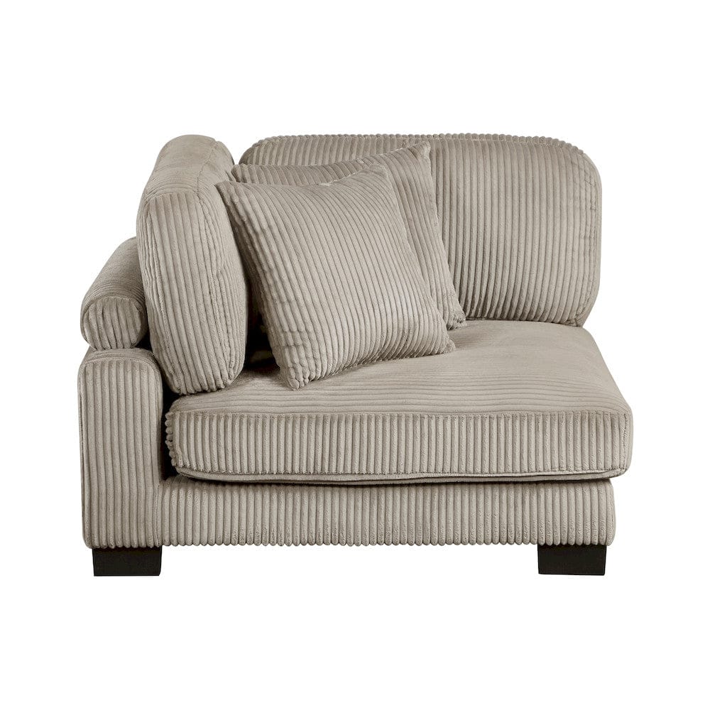 Homelegance  - Traverse 4-Piece Modular Sectional in Taupe - 8555GBx4SC  view 4