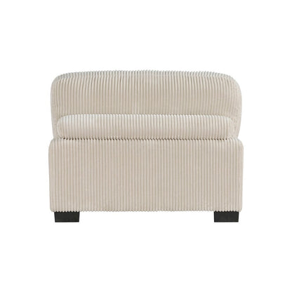Homelegance  - Traverse 4-Piece Modular Sectional W/ Ottoman in Beige - 8555BEx4OT  view 6