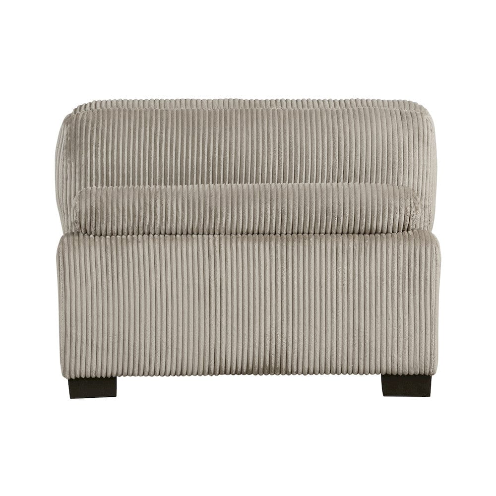 Homelegance  - Traverse 4-Piece Modular Sectional W/ Ottoman in Taupe - 8555GBx2AC1CROT  view 2