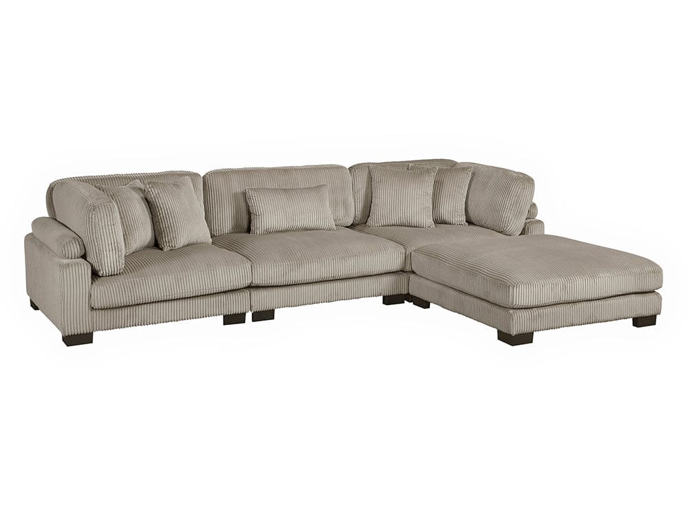 Homelegance  - Traverse 4-Piece Modular Sectional W/ Ottoman in Taupe - 8555GBx4OT  view 1