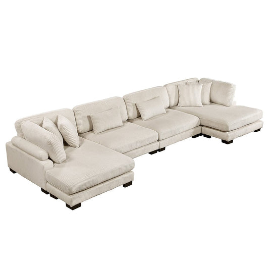 Homelegance  - Traverse 4-Piece Modular Sectional W/ Reversible Chaise - 8555BEx2AC2VC  view 1