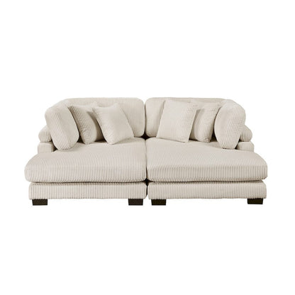 Homelegance  - Traverse 4-Piece Modular Sectional W/ Reversible Chaise - 8555BEx2AC2VC  view 5