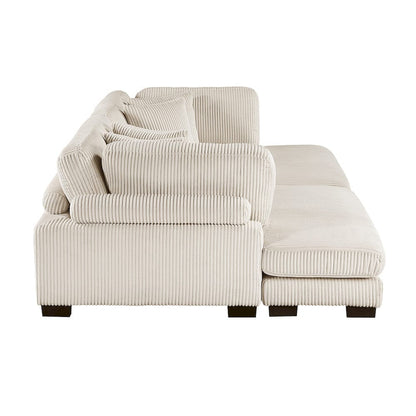 Homelegance  - Traverse 4-Piece Modular Sectional W/ Reversible Chaise - 8555BEx2AC2VC  view 6
