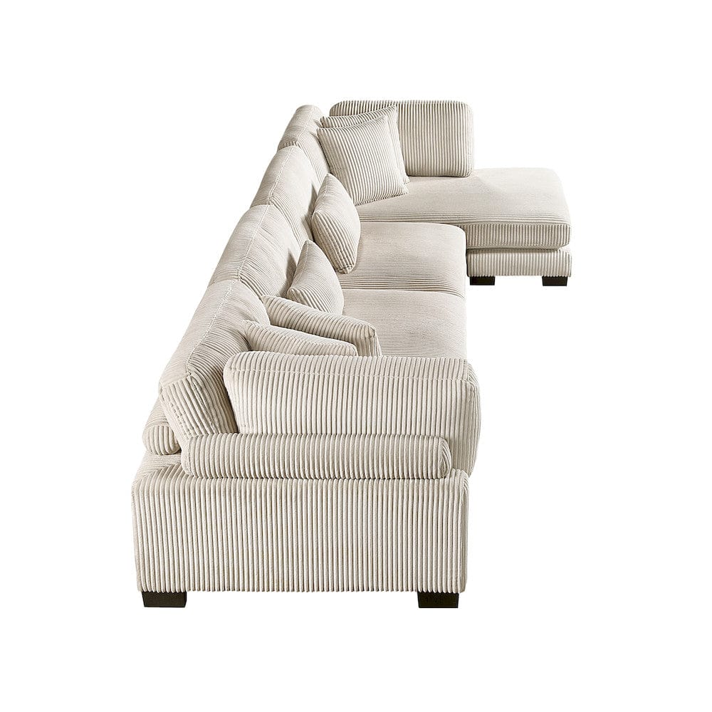 Homelegance  - Traverse 4-Piece Modular Sectional W/ Reversible Chaise - 8555BExCR2ACVC  view 3