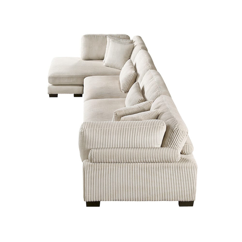 Homelegance  - Traverse 4-Piece Modular Sectional W/ Reversible Chaise - 8555BExCR2ACVC  view 4