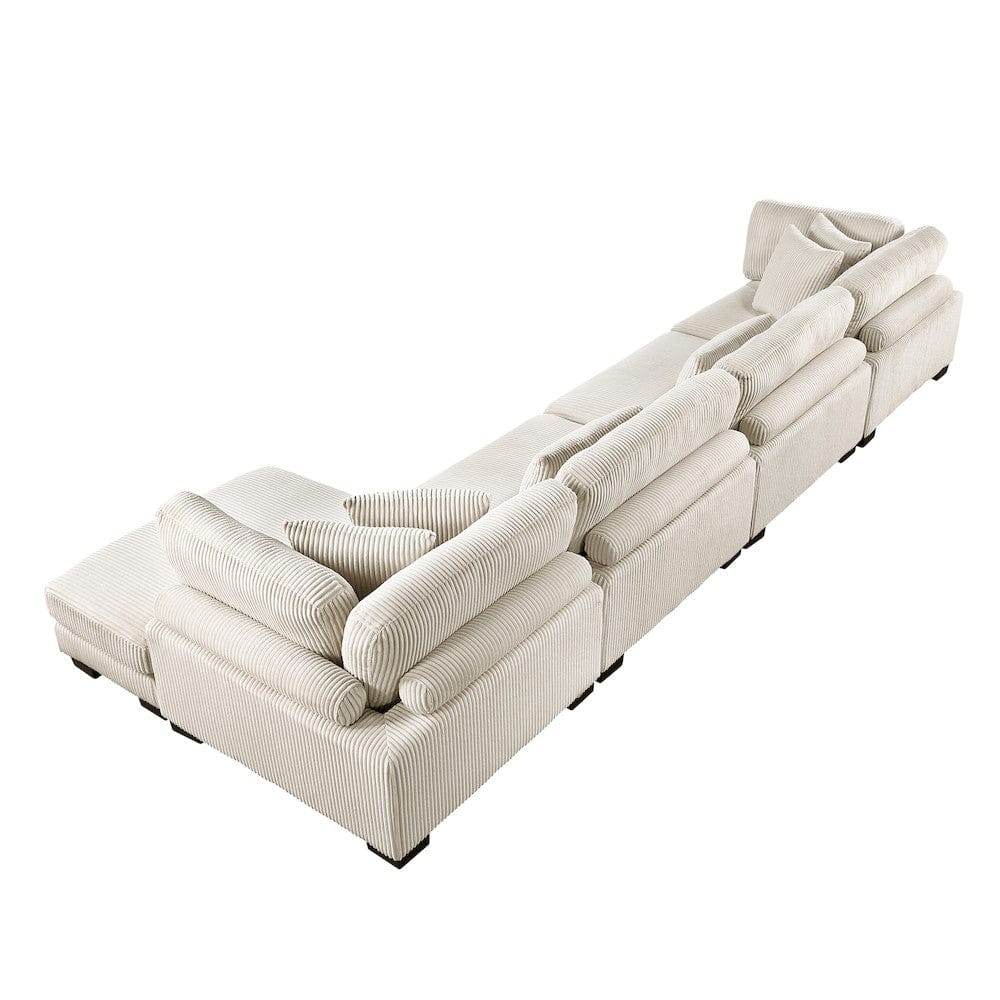 Homelegance  - Traverse 4-Piece Modular Sectional W/ Reversible Chaise - 8555BExCR2ACVC  view 5