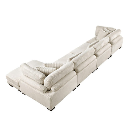 Homelegance  - Traverse 4-Piece Modular Sectional W/ Reversible Chaise - 8555BExCR2ACVC  view 5