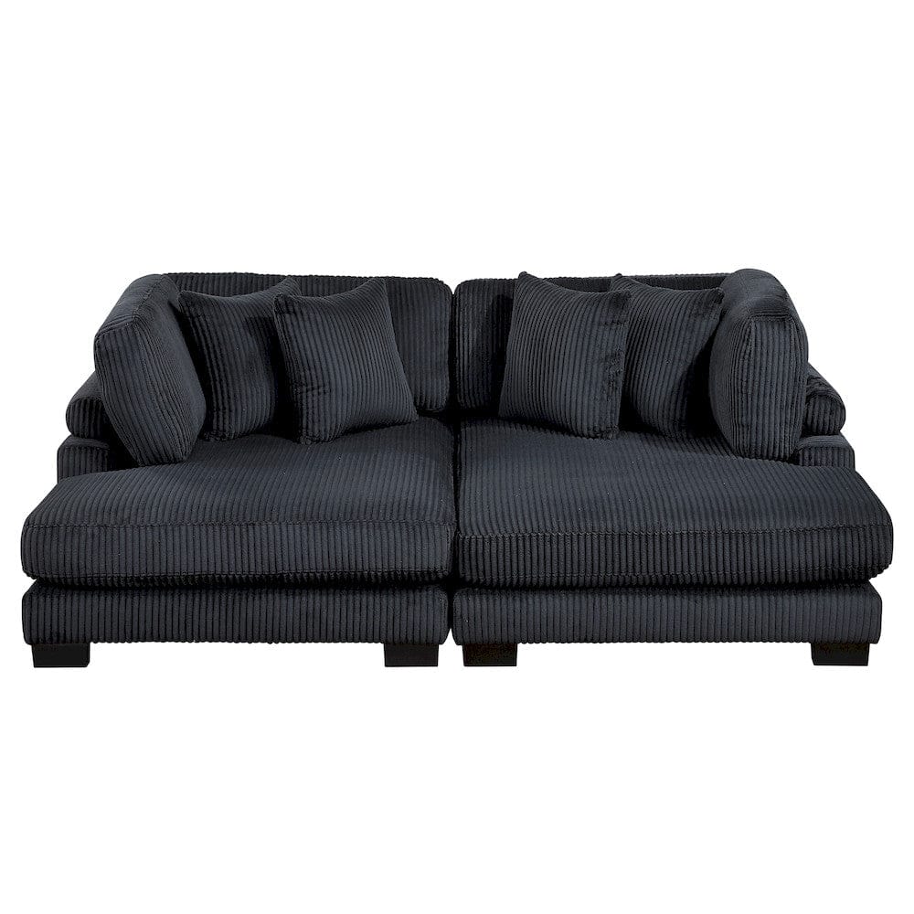 Homelegance  - Traverse 4-Piece Modular Sectional W/ Reversible Chaise - 8555BKx2AC2VC  view 5