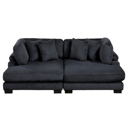 Homelegance  - Traverse 4-Piece Modular Sectional W/ Reversible Chaise - 8555BKx2AC2VC  view 5