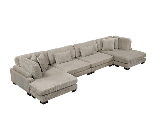 Homelegance  - Traverse 4-Piece Modular Sectional W/ Reversible Chaise - 8555GBx2AC2VC  view 1