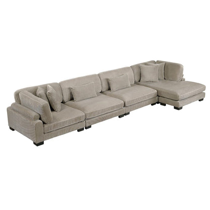 Homelegance  - Traverse 4-Piece Modular Sectional W/ Reversible Chaise - 8555GBxCR2ACVC  view 1