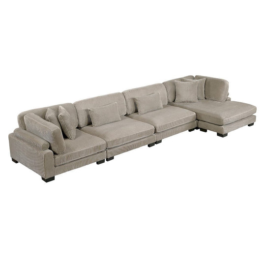 Homelegance  - Traverse 4-Piece Modular Sectional W/ Reversible Chaise - 8555GBxCR2ACVC  view 1