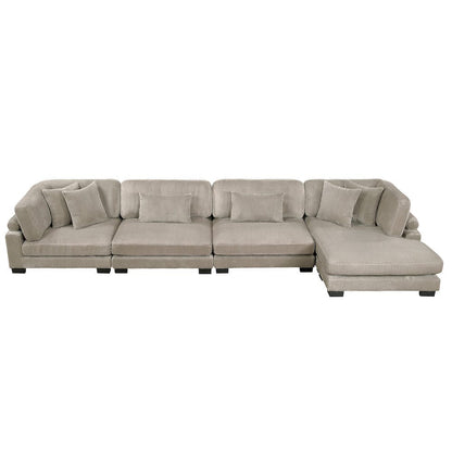 Homelegance  - Traverse 4-Piece Modular Sectional W/ Reversible Chaise - 8555GBxCR2ACVC  view 3