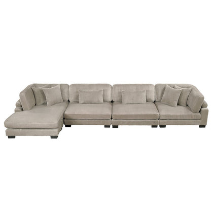 Homelegance  - Traverse 4-Piece Modular Sectional W/ Reversible Chaise - 8555GBxCR2ACVC  view 4