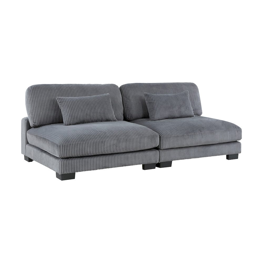 Homelegance  - Traverse 4-Piece Modular Sectional W/ Reversible Chaise - 8555GYxCR2ACVC  view 4