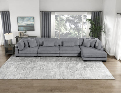 Homelegance  - Traverse 4-Piece Modular Sectional W/ Reversible Chaise - 8555GYxCR2ACVC  view 6