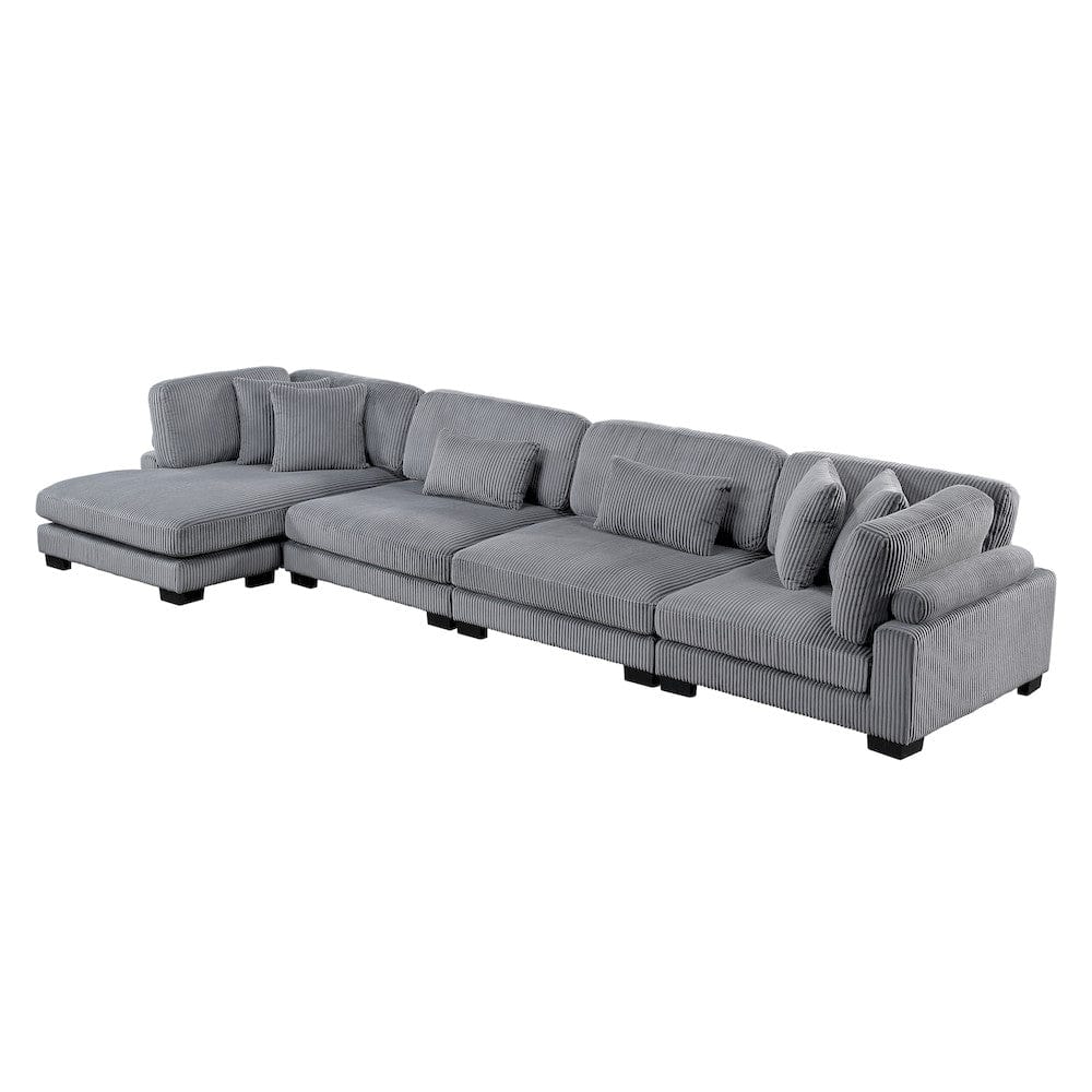 Homelegance  - Traverse 4-Piece Modular Sectional W/ Reversible Chaise - 8555GYxCR2ACVC  view 9