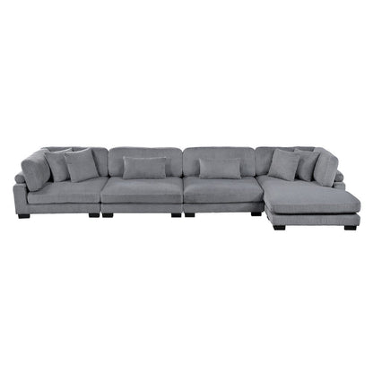 Homelegance  - Traverse 4-Piece Modular Sectional W/ Reversible Chaise - 8555GYxCR2ACVC  view 10