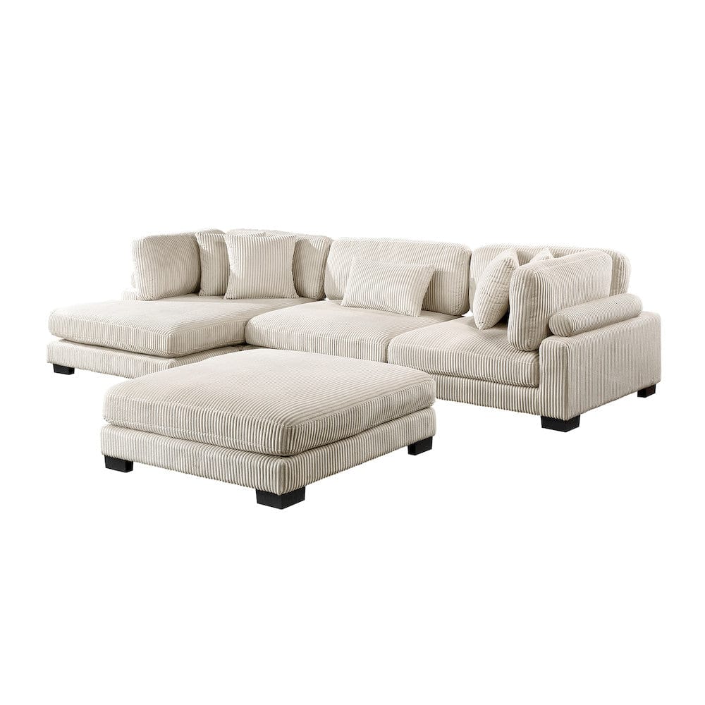 Homelegance  - Traverse 4-Piece Modular Sectional W/ Reversible Chaise and Ottoman - 8555BExCRACVCOT  view 10
