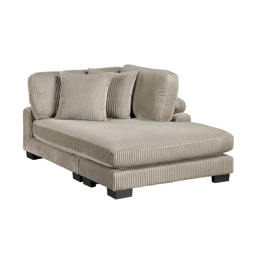 Homelegance  - Traverse 4-Piece Modular Sectional W/ Reversible Chaise and Ottoman - 8555GBxCRACVCOT  view 2