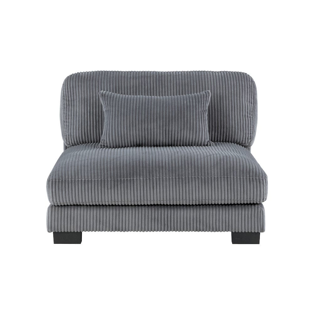 Homelegance  - Traverse 4-Piece Modular Sectional W/ Reversible Chaise and Ottoman - 8555GYxCRACVCOT  view 12
