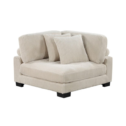 Homelegance  - Traverse 5-Piece Modular Sectional in Beige - 8555BEx2AC3CR  view 6