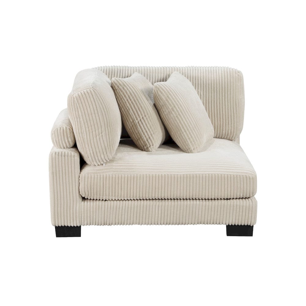 Homelegance  - Traverse 5-Piece Modular Sectional in Beige - 8555BEx2AC3CR  view 7