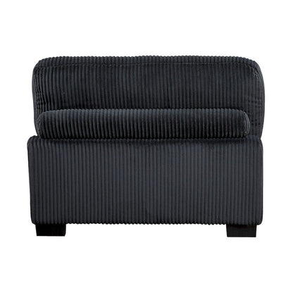 Homelegance  - Traverse 5-Piece Modular Sectional in Black - 8555BKx2AC3CR  view 4