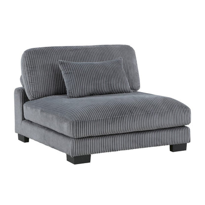 Homelegance  - Traverse 5-Piece Modular Sectional in Gray - 8555GYx2AC3CR  view 6
