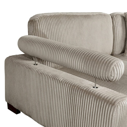 Homelegance  - Traverse 5-Piece Modular Sectional in Taupe - 8555GBx5SC  view 11