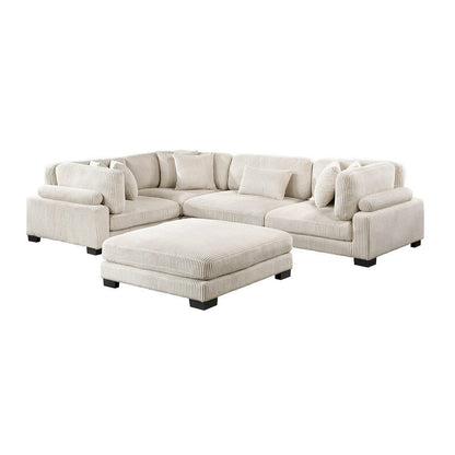 Homelegance  - Traverse 5-Piece Modular Sectional W/ Ottoman - 8555BEx3CRACOT  view 5