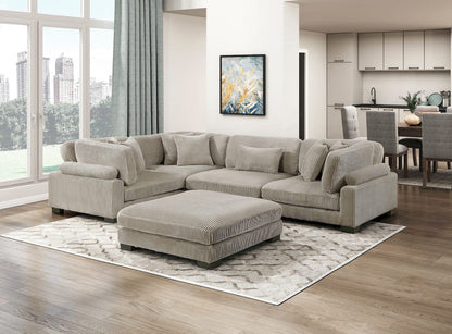 Homelegance  - Traverse 5-Piece Modular Sectional W/ Ottoman - 8555GBx3CRACOT  view 10