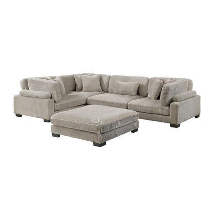 Homelegance  - Traverse 5-Piece Modular Sectional W/ Ottoman - 8555GBx3CRACOT  view 11