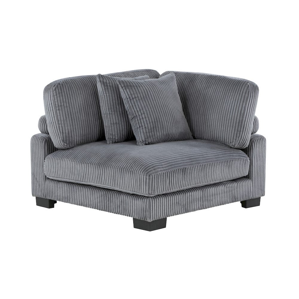 Homelegance  - Traverse 5-Piece Modular Sectional W/ Ottoman - 8555GYx3CRACOT  view 5
