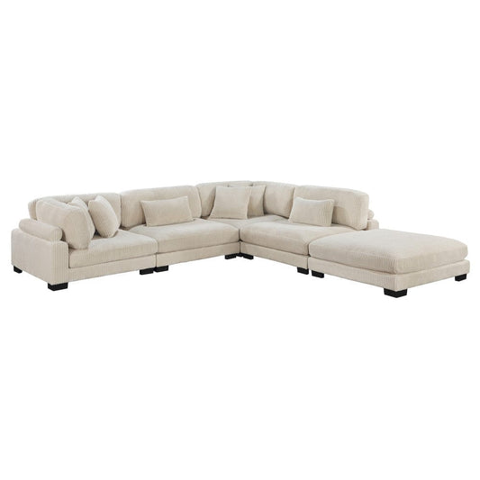 Homelegance  - Traverse 5-Piece Modular Sectional W/ Ottoman in Beige - 8555BEx5OT  view 1