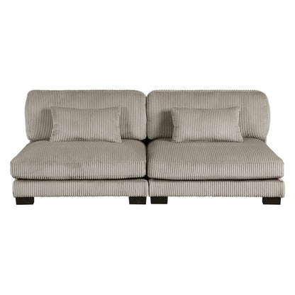 Homelegance  - Traverse 6-Piece Modular Sectional in Taupe - 8555GBx3CR3AC  view 4