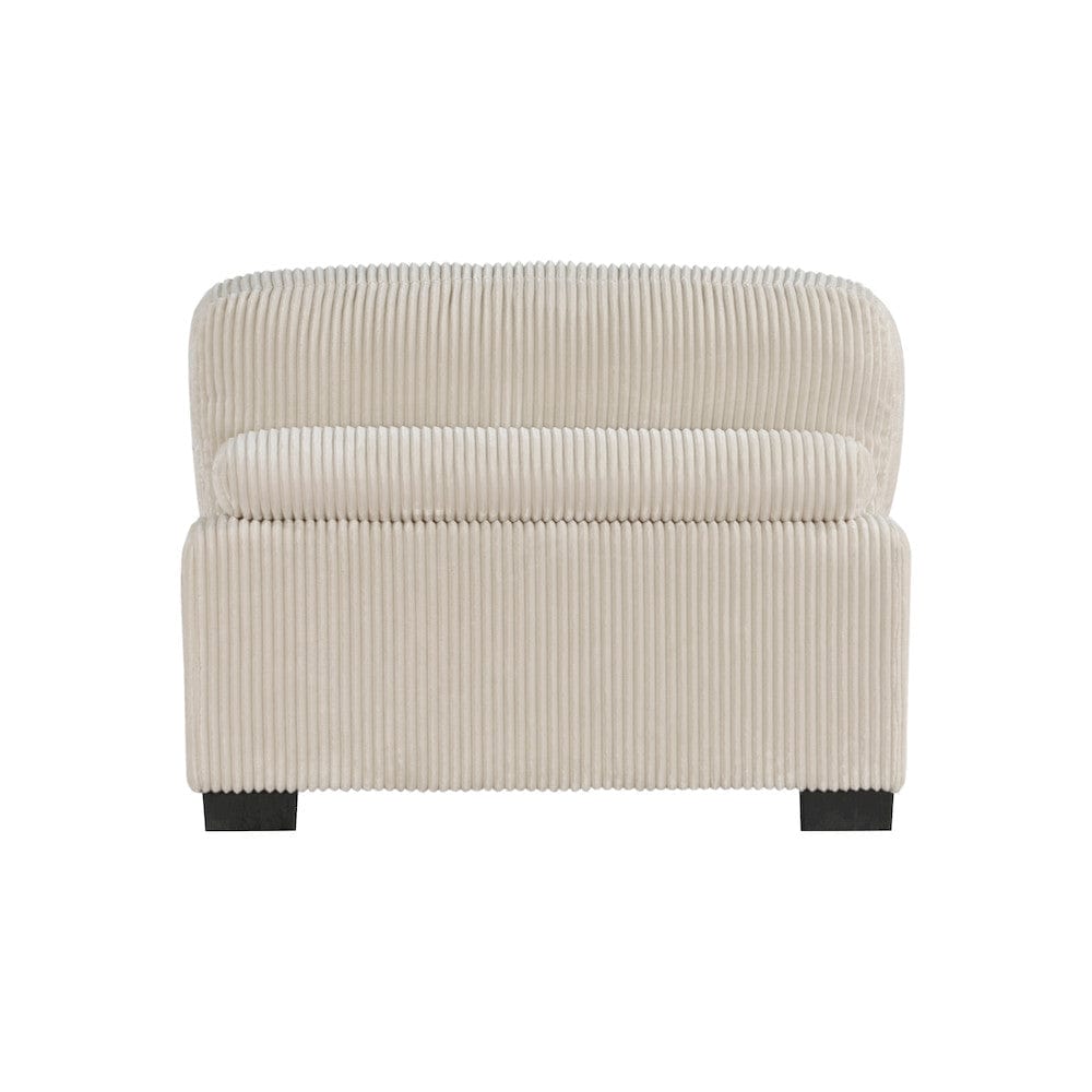 Homelegance  - Traverse 6-Piece Modular Sectional W/ Ottoman in Beige - 8555BEx3CR2ACOT  view 6