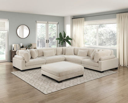 Homelegance  - Traverse 6-Piece Modular Sectional W/ Ottoman in Beige - 8555BEx3CR2ACOT  view 9
