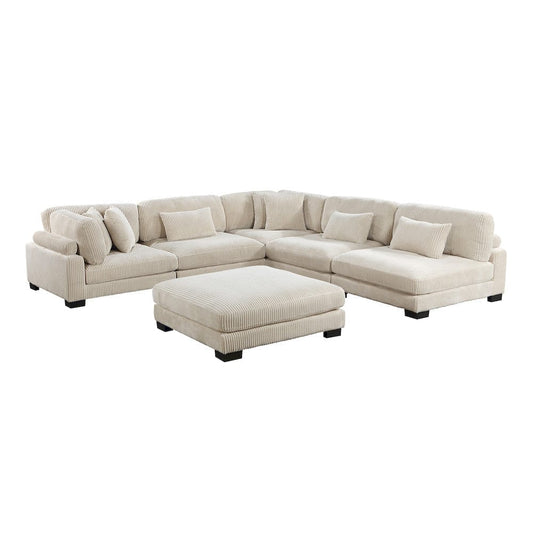 Homelegance  - Traverse 6-Piece Modular Sectional W/ Ottoman in Beige - 8555BEx6OT  view 2
