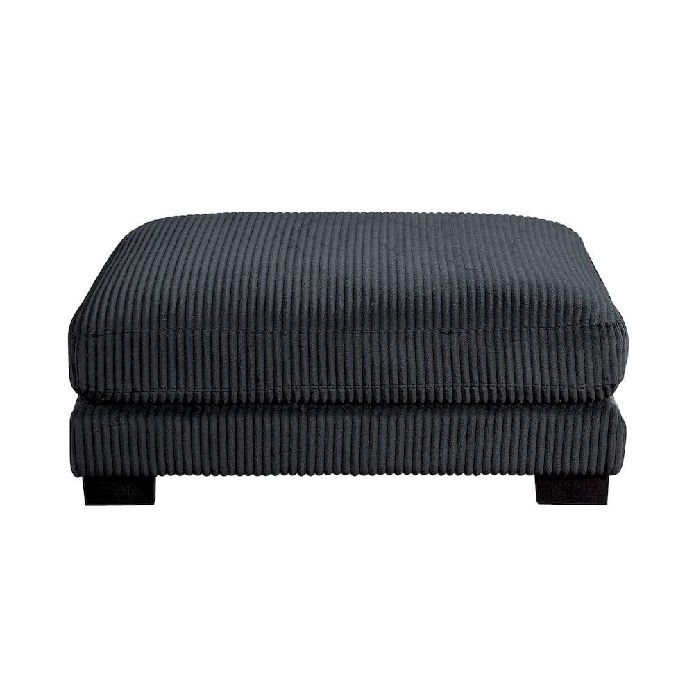 Homelegance  - Traverse 6-Piece Modular Sectional W/ Ottoman in Black - 8555BKx6OT  view 5