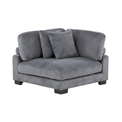 Homelegance  - Traverse 6-Piece Modular Sectional W/ Ottoman in Gray - 8555GYx3CR2ACOT  view 8