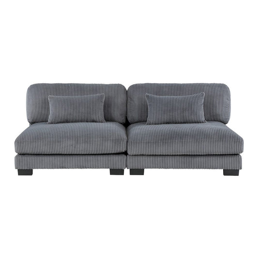 Homelegance  - Traverse 6-Piece Modular Sectional W/ Ottoman in Gray - 8555GYx6OT  view 2