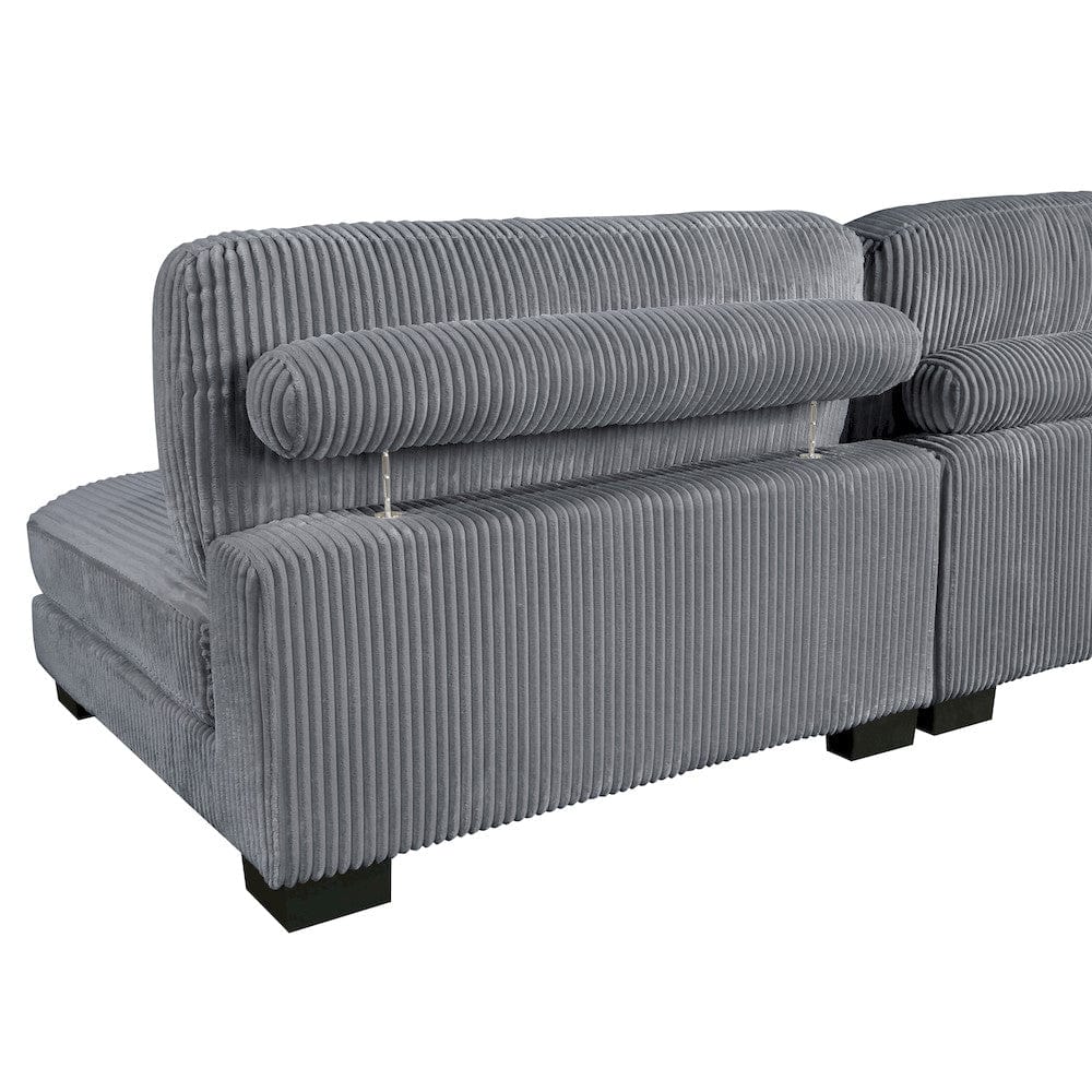 Homelegance  - Traverse 6-Piece Modular Sectional W/ Ottoman in Gray - 8555GYx6OT  view 7