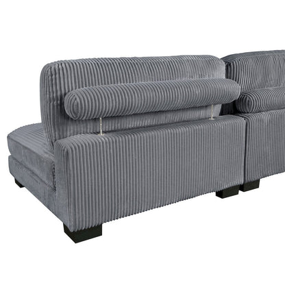 Homelegance  - Traverse 6-Piece Modular Sectional W/ Ottoman in Gray - 8555GYx6OT  view 7
